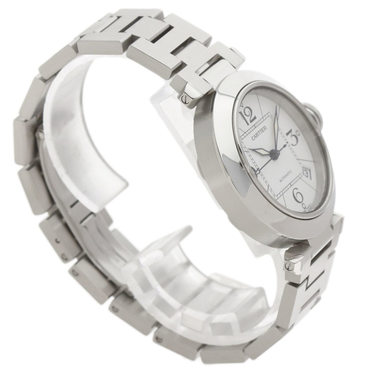 Cartier W31074M7 Pasha C Watch In Stainless Steel/Ss