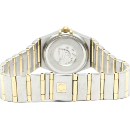 Polished Omega Constellation Diamond 18K Gold Steel Watch 1267.30 Bf581978