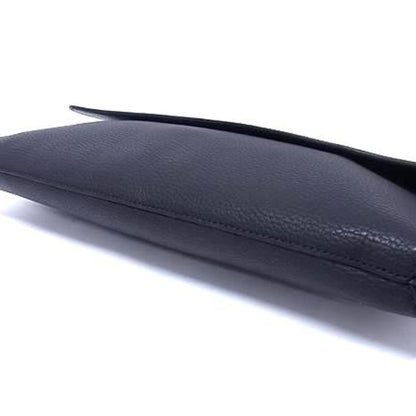 Gucci Portfolio Clutch Bag 387082 Black Leather