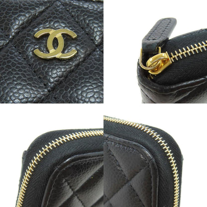 Chanel Matelasse Coco Mark Long Wallet Grained Calfskin