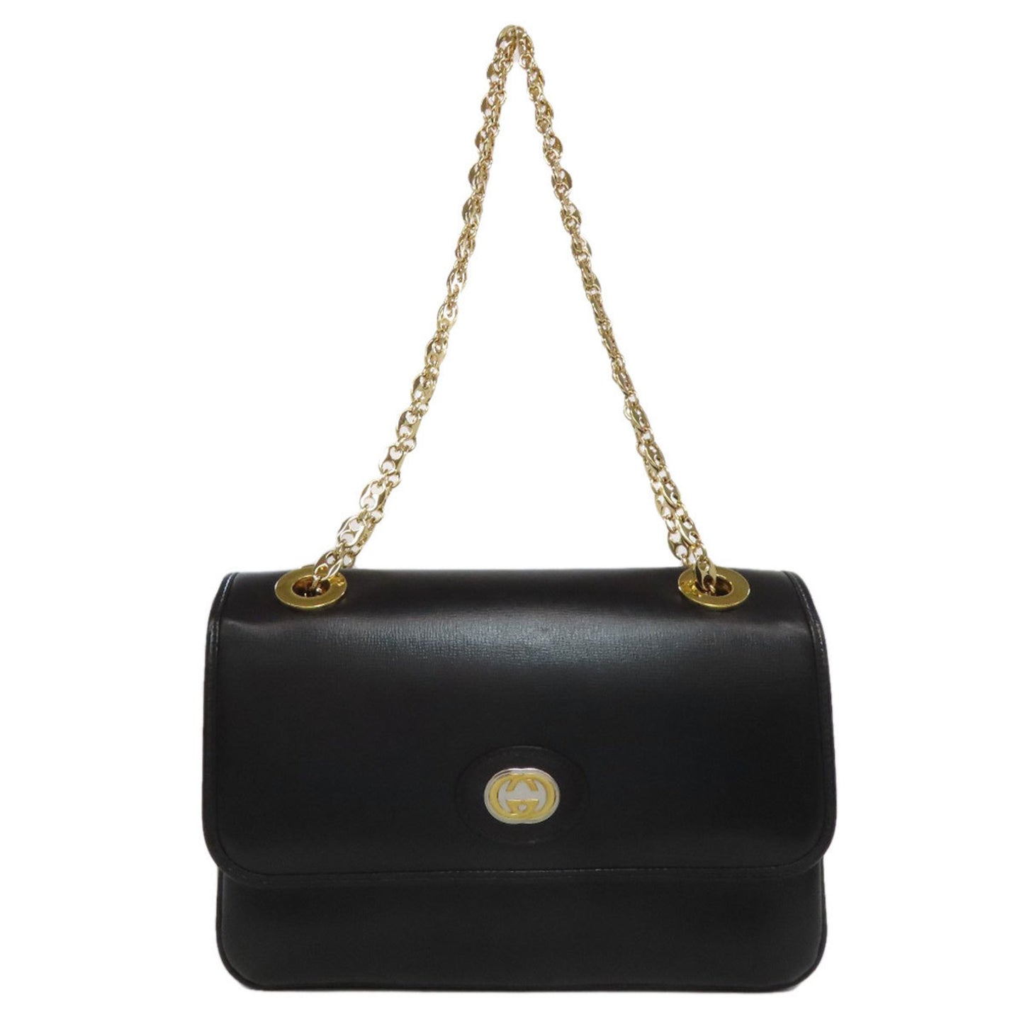 Gucci 576421 Chain Shoulder Bag In Calfskin