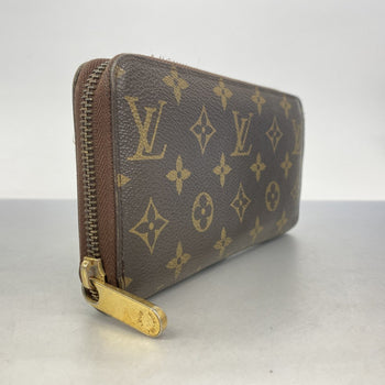 Louis Vuitton Monogram Zippy Wallet M60017 Brown