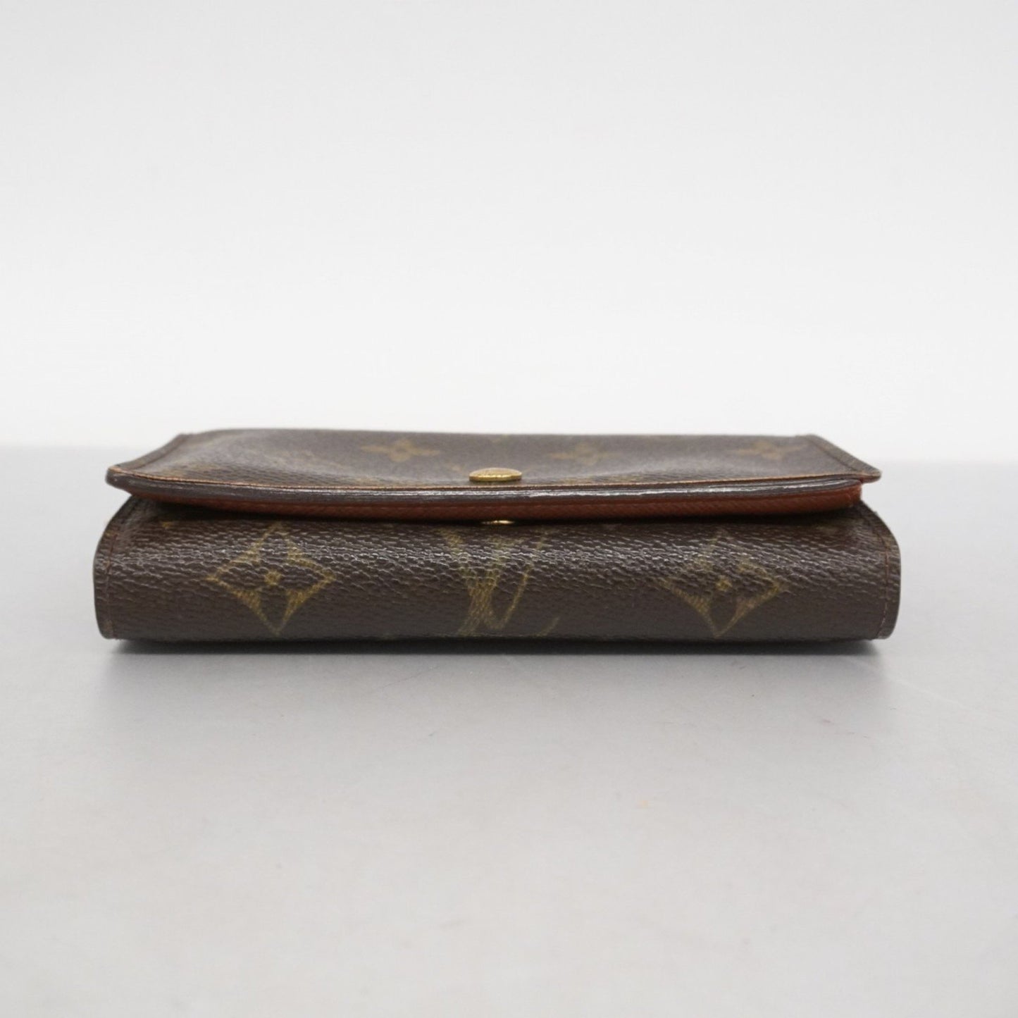 Louis Vuitton Monogram Porte Monnaie-Vieux-Tresor Wallet M61730 Brown