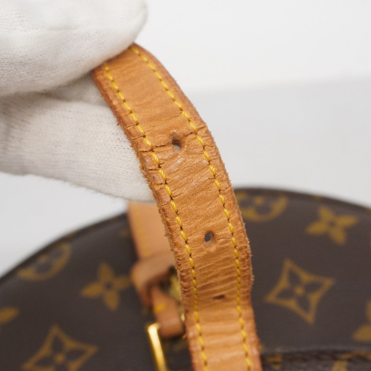 Louis Vuitton Monogram Chantilly Mm Shoulder Bag M51233 Brown