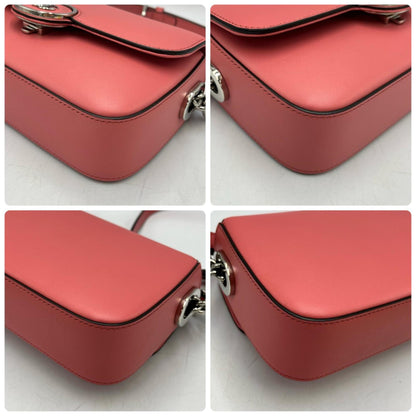 Gucci Petit Gg Shoulder Bag 739722 Leather Pink