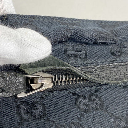 Gucci Waist Bag Gg Canvas 28566 Black