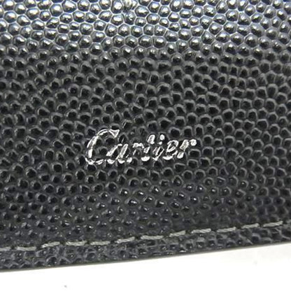 Cartier Santos Black Leather
