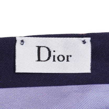Christian Dior Dior Floral Botanical Print Mitzah Scarf/Muffler In White