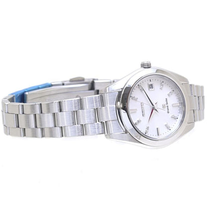 Seiko Grand Seiko Stgf073 4J52-0Ab0 White Shell Diamond Watch