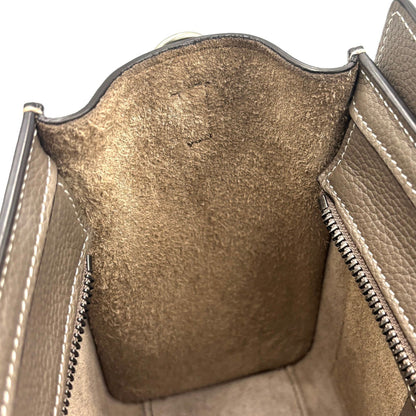 Celine Luggage Nano Shopper Greige Leather Handbag Shoulder Bag