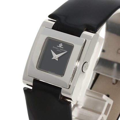 Baume & Mercier Moa8167 Catwalk Watch Stainless Steel Leather