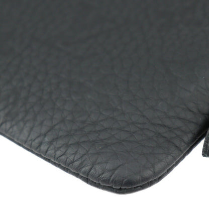 Louis Vuitton Etuit Voyage Second Bag M59479 Taurillon Leather Black Clutch Pouch Monogram L-Shaped