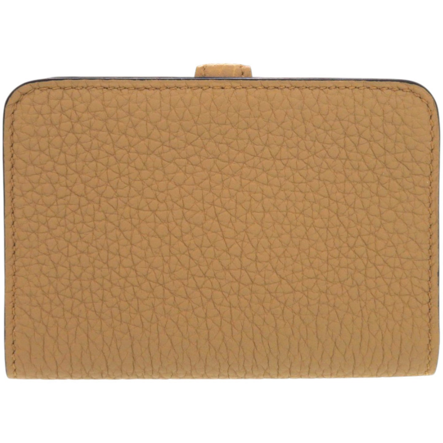 Unused Herms Dogon Togo Chai Silver Hardware U Stamp (Made In 2022) Card Case 1386 Hermes