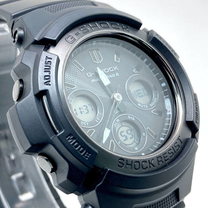 G-Shock Casio Awg-M100Sbb-1A Radio-Controlled Solar Watch With Tough Solar