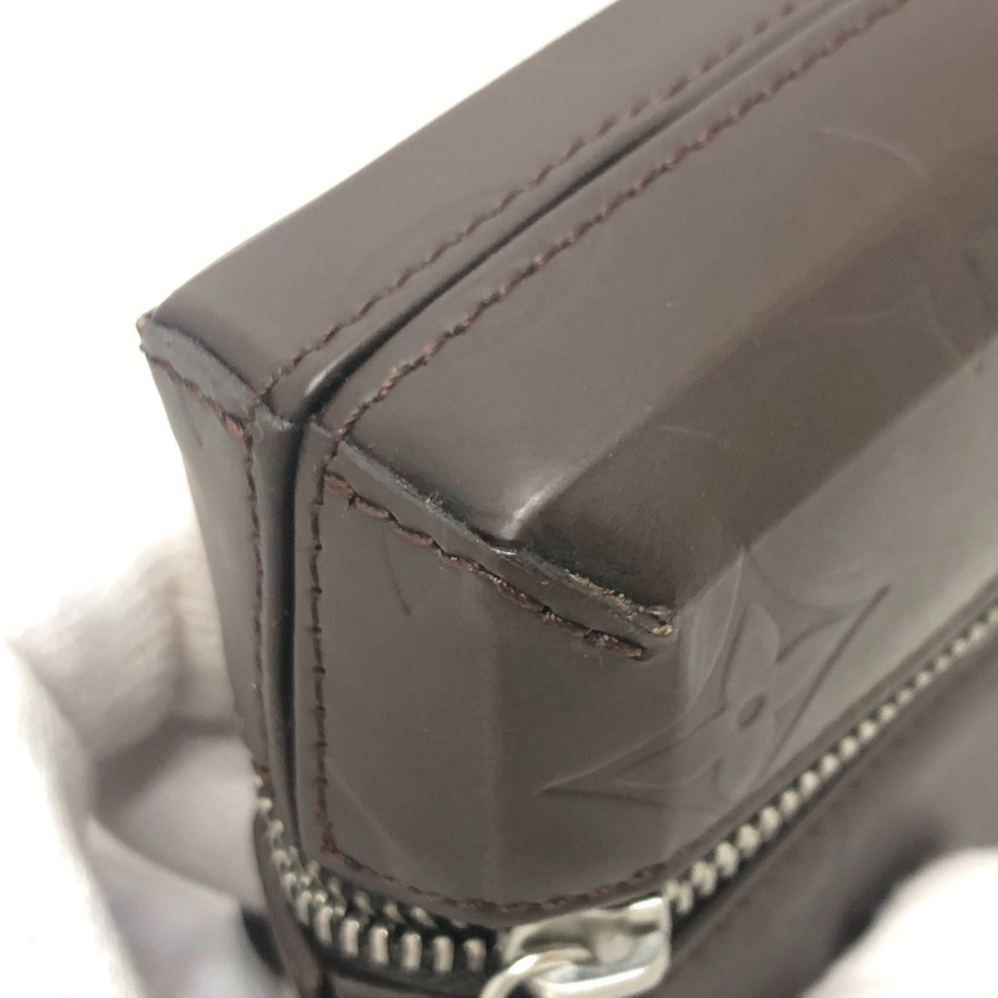 Louis Vuitton M46550 Monogram Glace Ray Bag Waist Pouch Accessory Case Leather