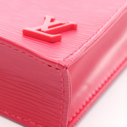 Louis Vuitton Petite Sac Plat Epi Leather Rose Pondicherry Handbag