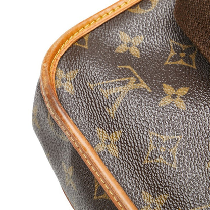Louis Vuitton Monogram Bosphore Pm Shoulder Bag M40106 Brown Pvc Leather