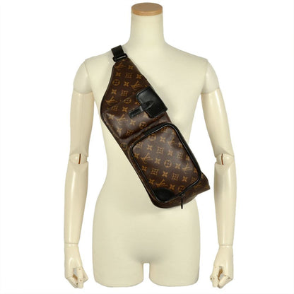Louis Vuitton Louis Vuitton Monogram Macassar Christopher Bum Bag Body Canvas M45337 Brown Ba3220