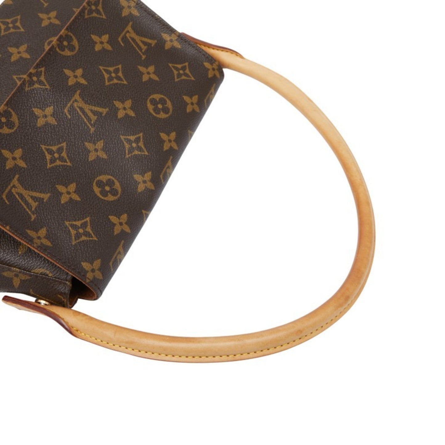 Louis Vuitton Monogram Mini Looping Shoulder Bag/Handbag M51147 Brown Leather