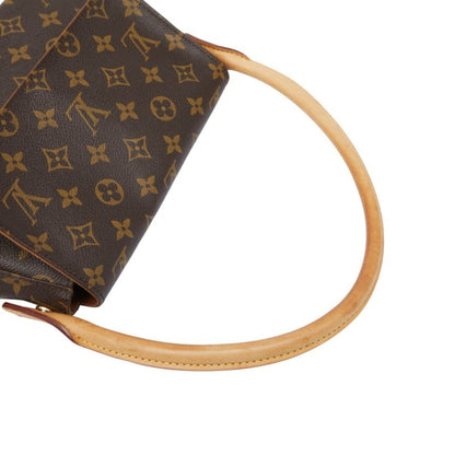 Louis Vuitton Monogram Mini Looping Shoulder Bag/Handbag M51147 Brown Leather