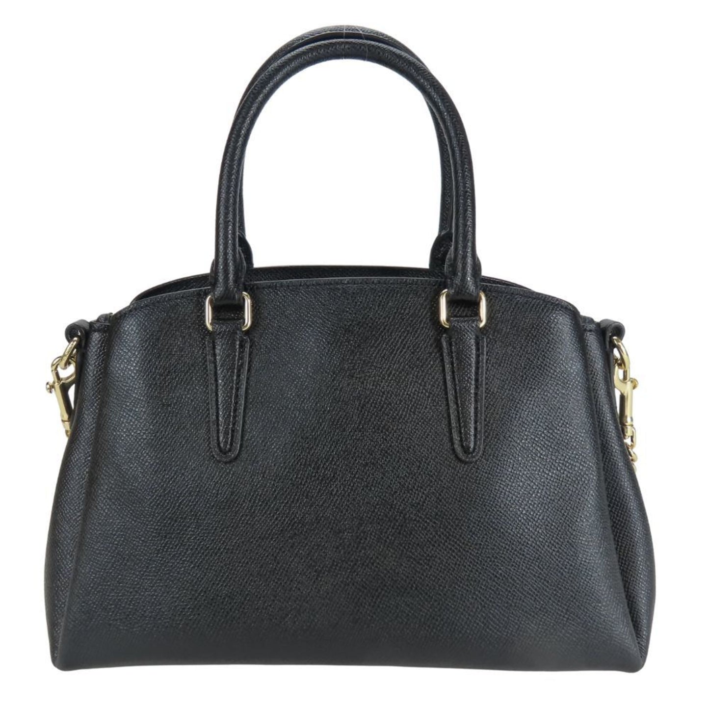 Coach Handbag F28977 Leather Black Mini