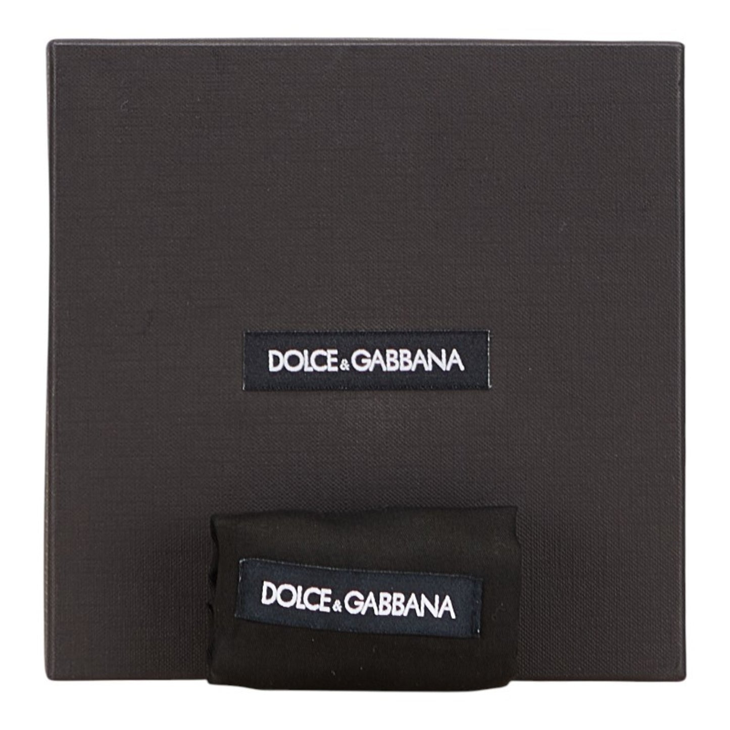 Dolce & Gabbana Logo Buckle Belt Bc3735 Gray/Black Leather