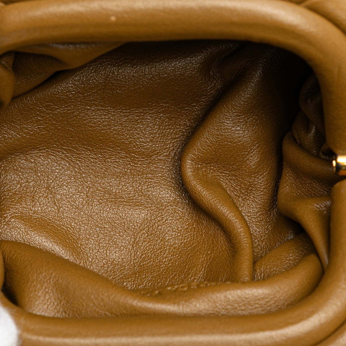 Bottega Veneta The Pouch Shoulder Bag In Brown Leather