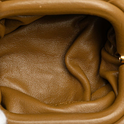 Bottega Veneta The Pouch Shoulder Bag In Brown Leather