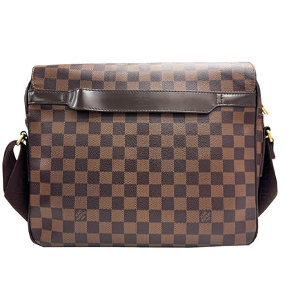 Louis Vuitton Louis Vuitton Shelton Mm N41149 Damier Shoulder Bag In Canvas