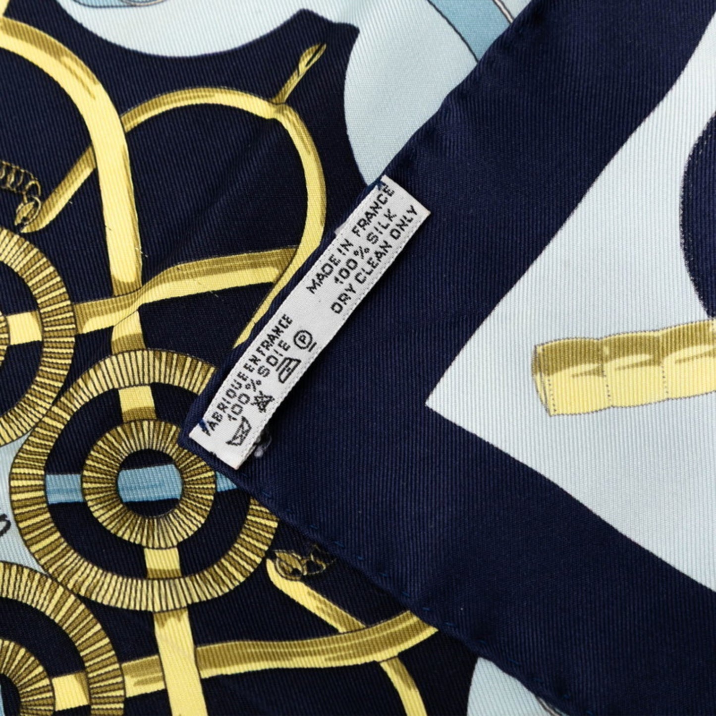 Hermes Herms Carr 42 Eperon D'Or Golden Spur Scarf