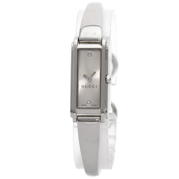 Gucci 109 Square Face 2P Diamond Watch Stainless Steel/Ss