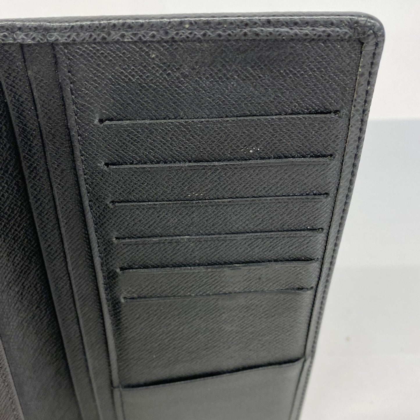 Louis Vuitton Taiga Portefeuille Brazza Long Wallet M32572 Ardoise