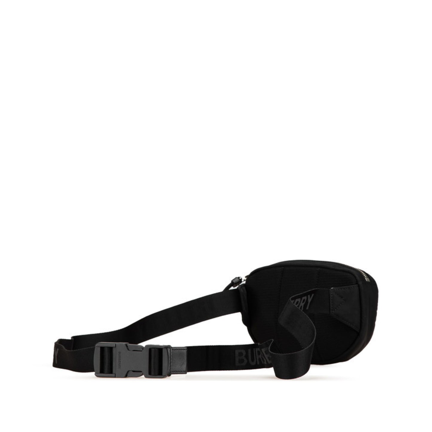 Burberry Canon Logo Print Body Bag Belt Bum 8021091 Black White Nylon
