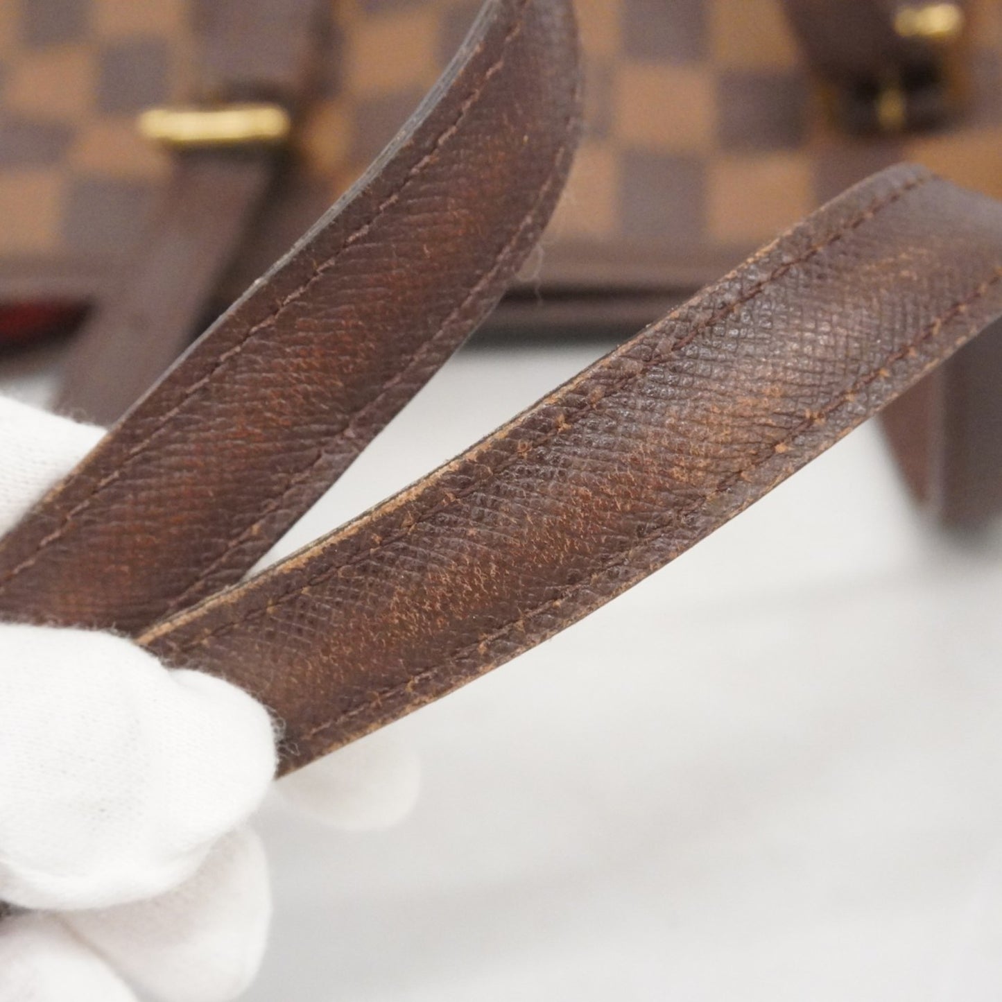 Louis Vuitton Damier Marais Tote Bag N42240 Ebene