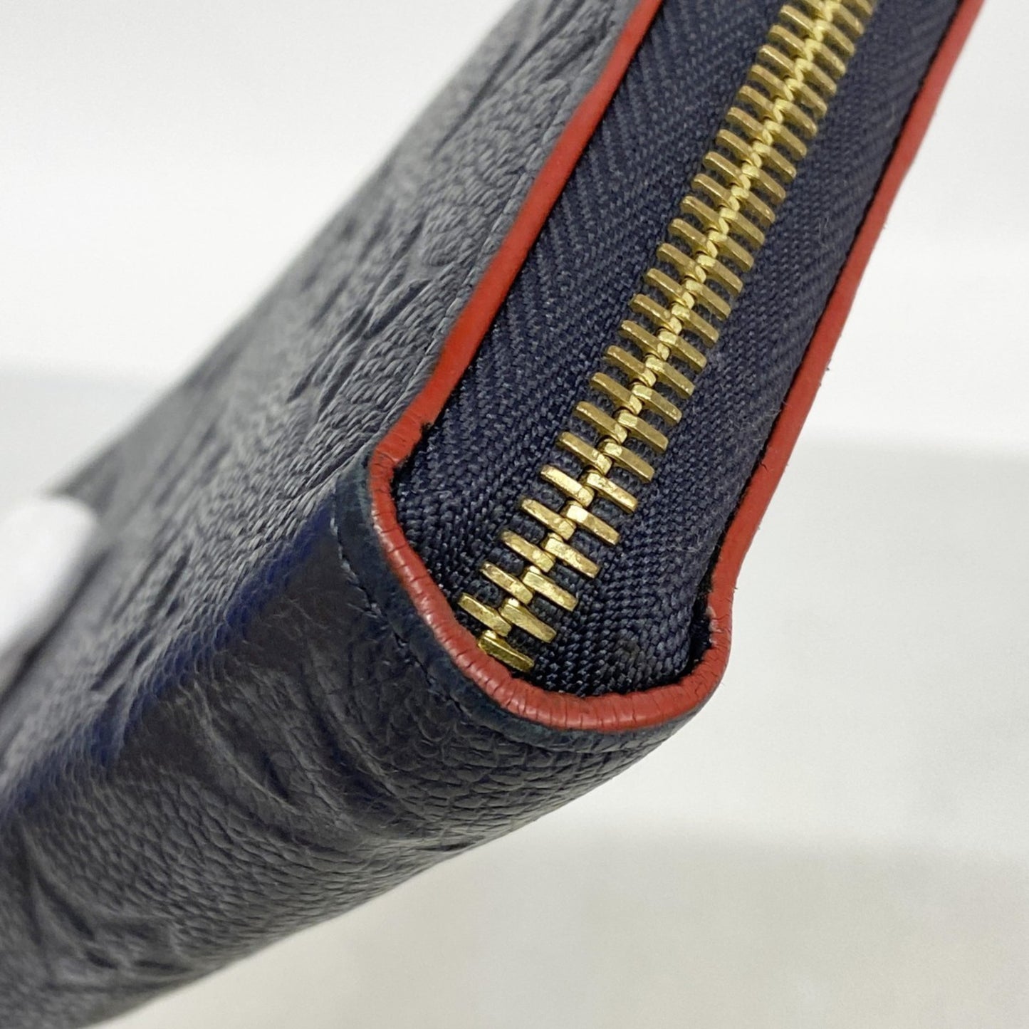 Louis Vuitton Monogram Empreinte Zippy Wallet M62121 Marine Rouge