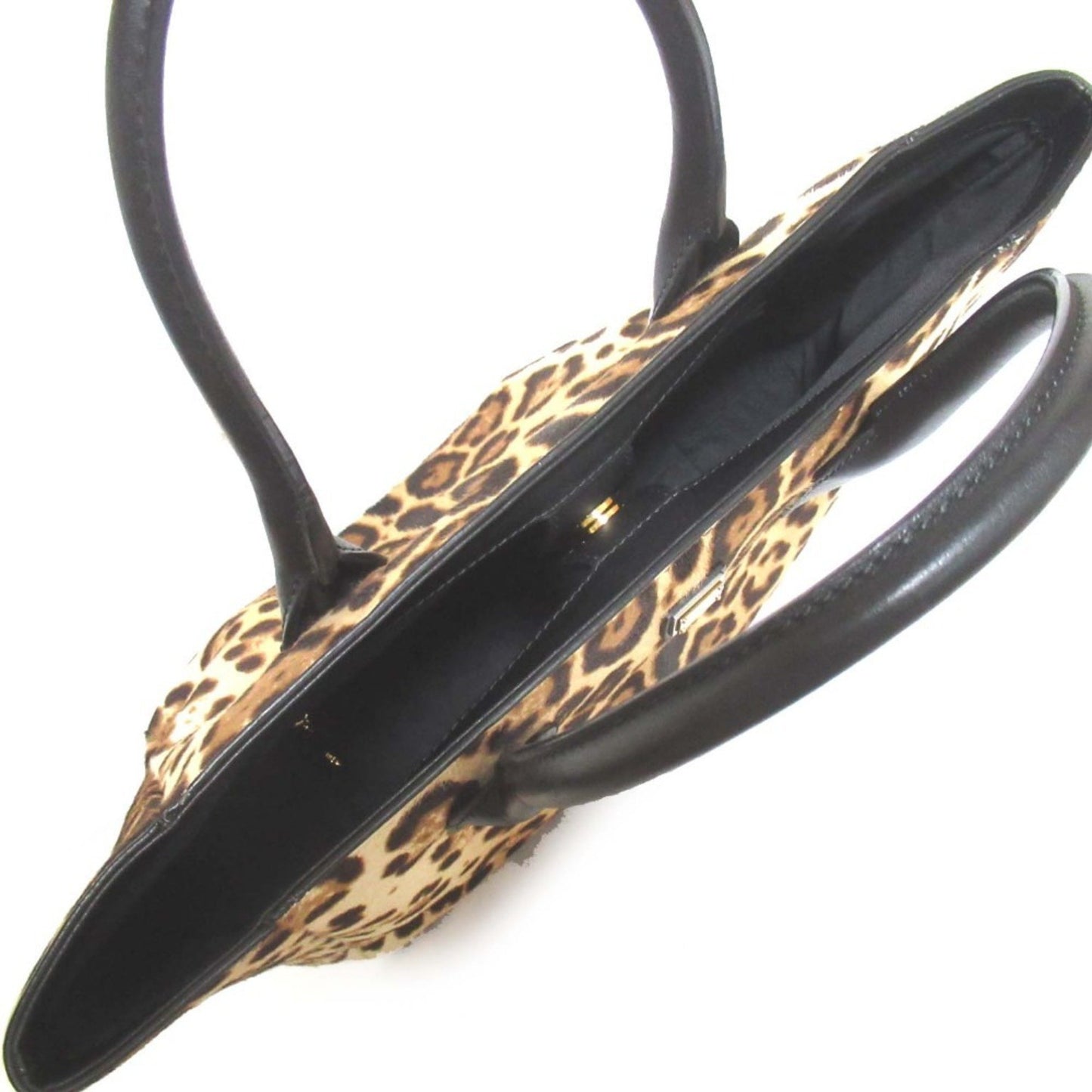 Dolce & Gabbana Leopard Print Pony Tote Bag