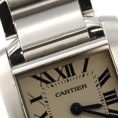 Cartier Tank Francaise Sm W51008Q3 Ss Wristwatch Quartz
