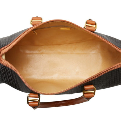 Bally Logo Handbag In Brown Leather