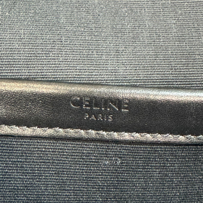 Celine Flap Triomphe Shoulder Bag Brown