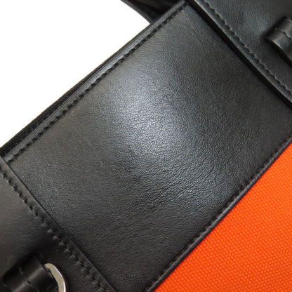 Prada Ouverture 2-Way Handbag Canvas Leather