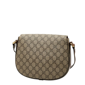 Gucci Gg Supreme Crossbody Shoulder Bag 432150 Beige Brown Leather