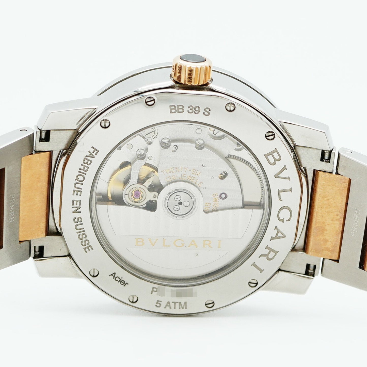 Bvlgari Bb39S Silver Dial