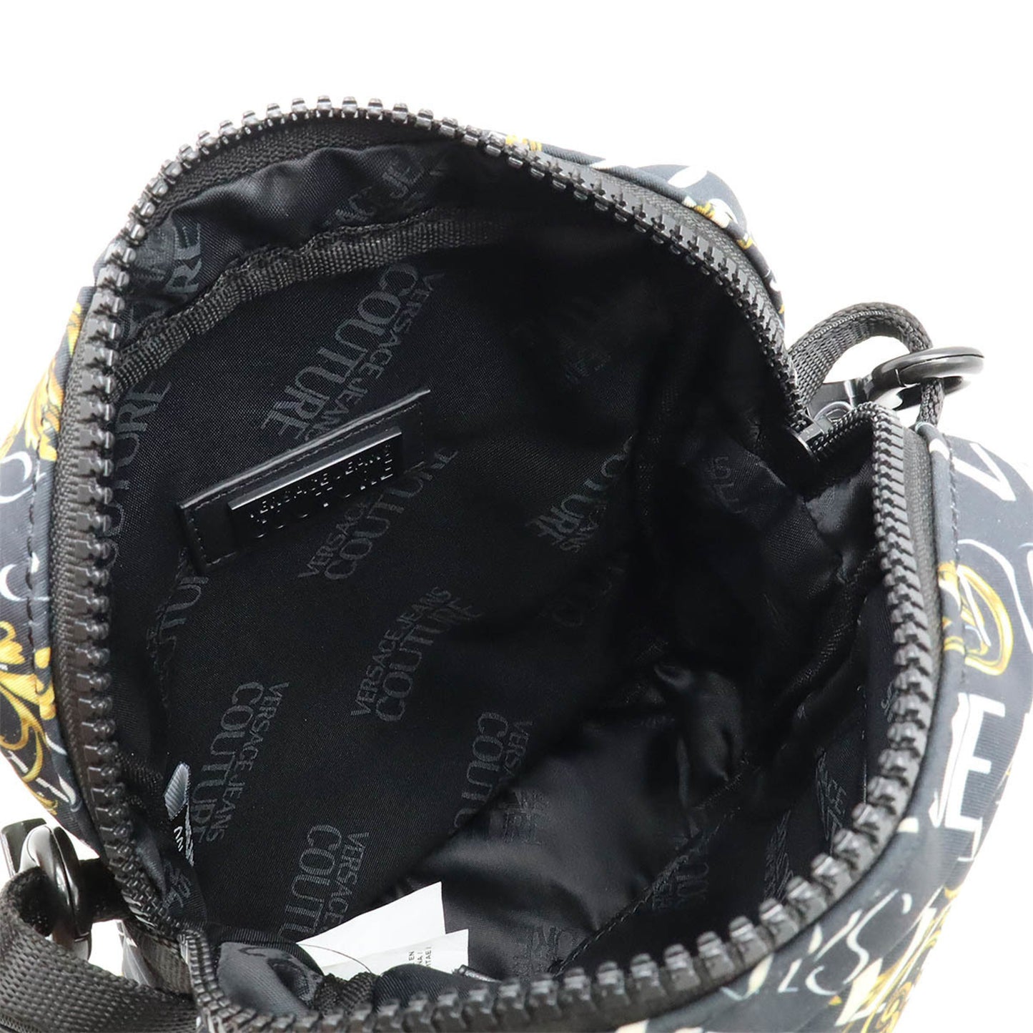 Versace Jeans Couture Versace Jeans Couture Shoulder Bag Pochette Nylon Black Yellow 73Ybf5