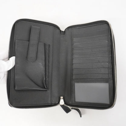 Gucci Micro Guccissima Long Wallet 449246 Leather Black