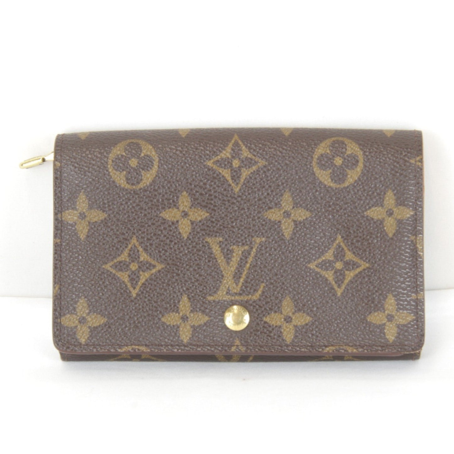Louis Vuitton Louis Vuitton Porte Monnaie-Vieux-Trsor M61730 Bifold Wallet Monogram Canvas