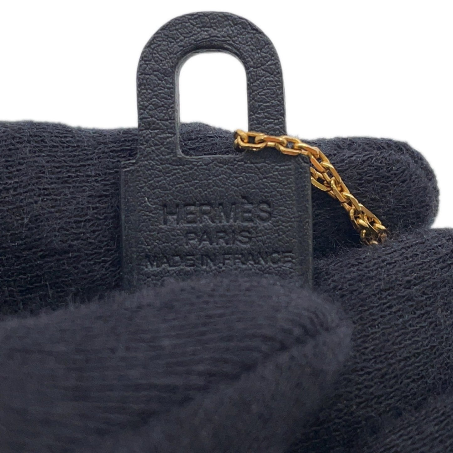 Hermes Herms O'Kelly Pendant Pm Necklace In Black Swift