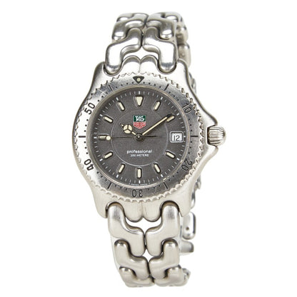 Tag Heuer Cell Boys Watch Wg1213-K0 Quartz Gray Dial Stainless Steel