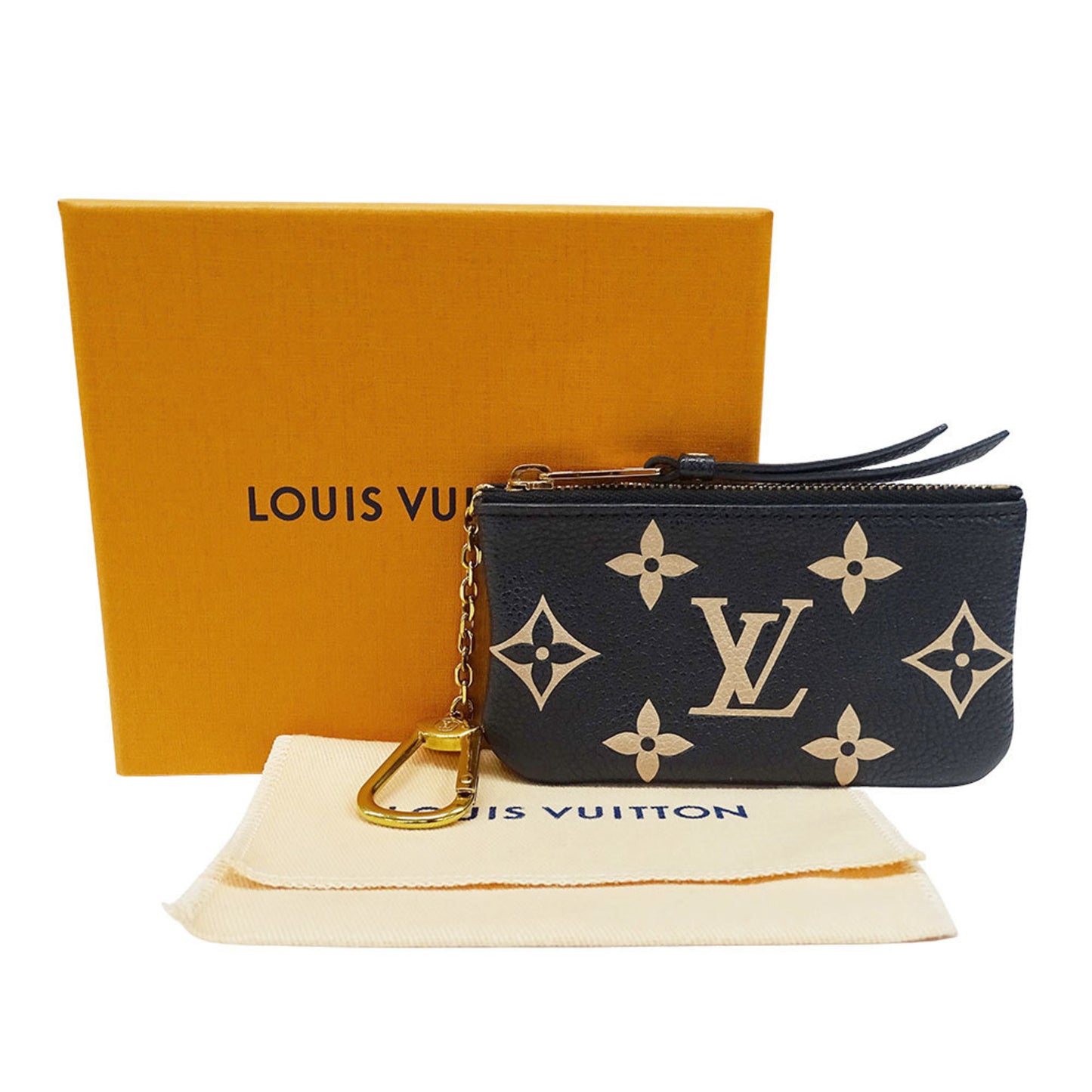 Louis Vuitton Women'S Monogram Empreinte Pochette Cle Card And Key Case