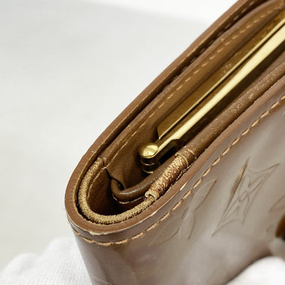 Louis Vuitton Vernis Porte Monnaie Bi-Fold Wallet M91209 Bronze