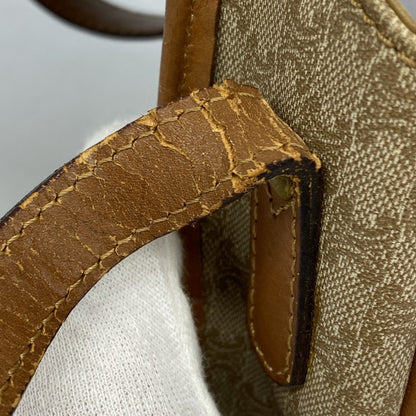 Celine Shoulder Bag Macadam Beige Light Brown